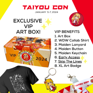 Taiyou Con VIP Badge Benefits.